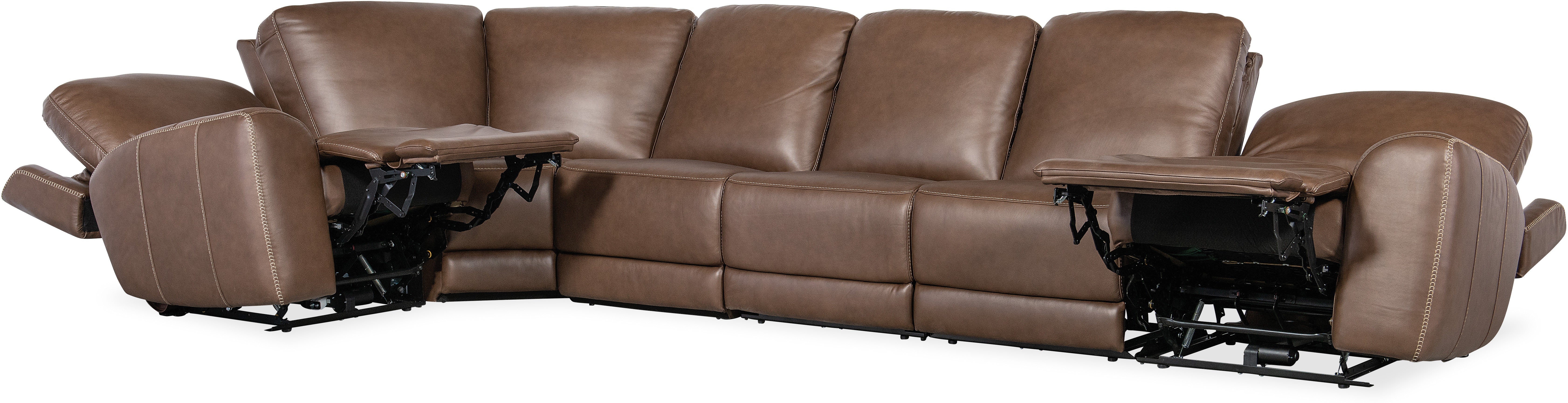 Hooker Furniture Living Room Torres 6 Piece Sectional