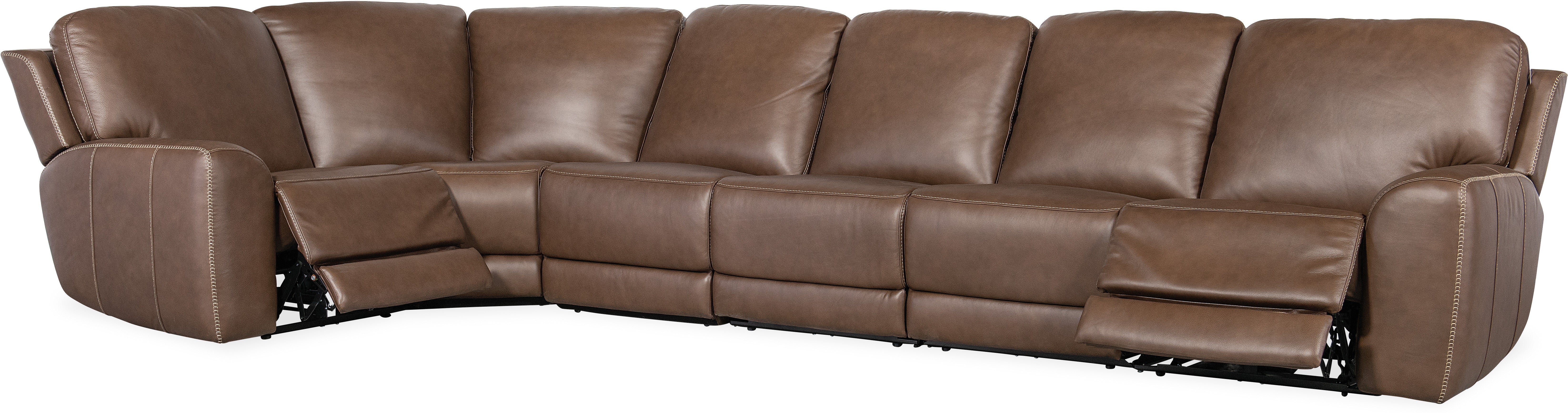 Hooker Furniture Living Room Torres 6 Piece Sectional