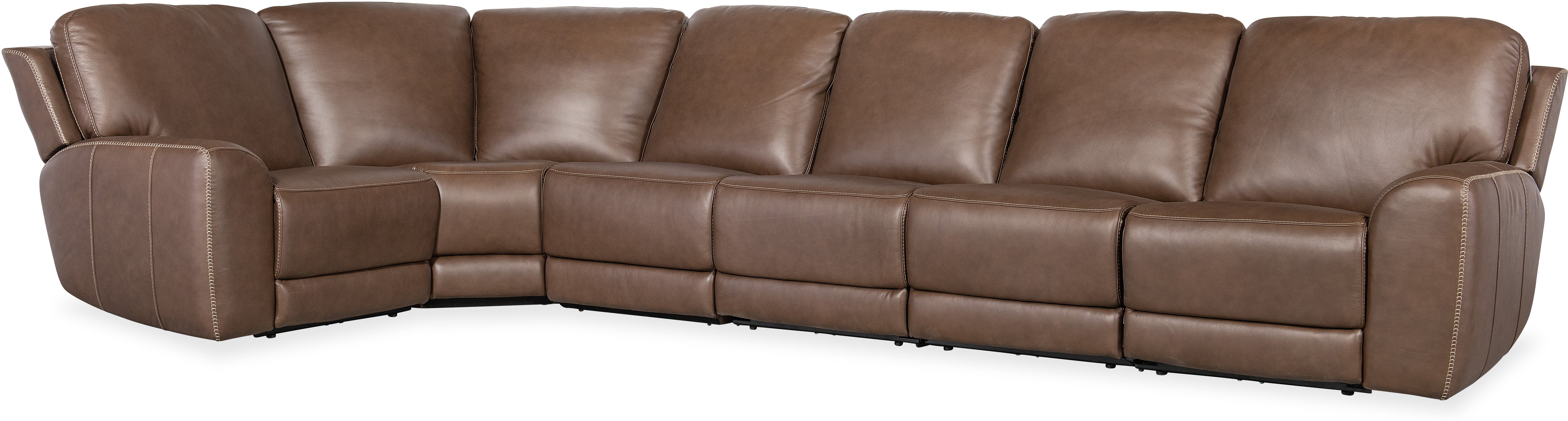 Hooker Furniture Living Room Torres 6 Piece Sectional