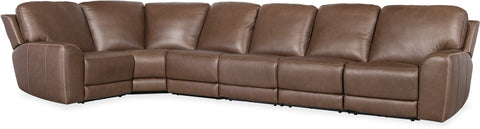 Hooker Furniture Living Room Torres 6 Piece Sectional