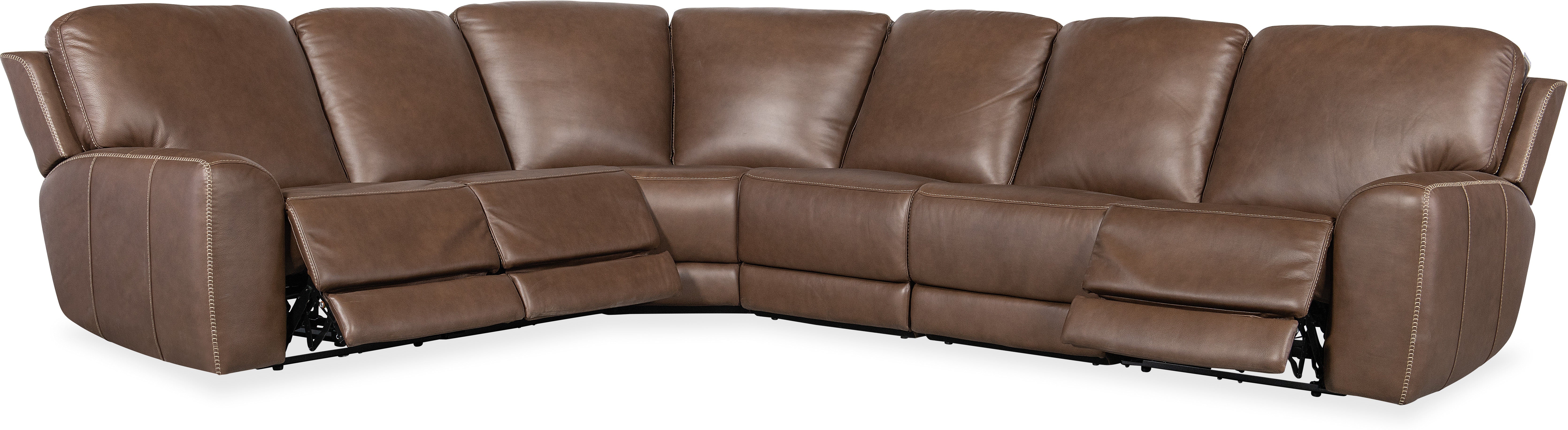 Hooker Furniture Living Room Torres 6 Piece Sectional