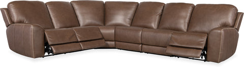 Hooker Furniture Living Room Torres 6 Piece Sectional