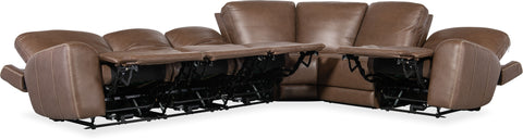 Hooker Furniture Living Room Torres 6 Piece Sectional