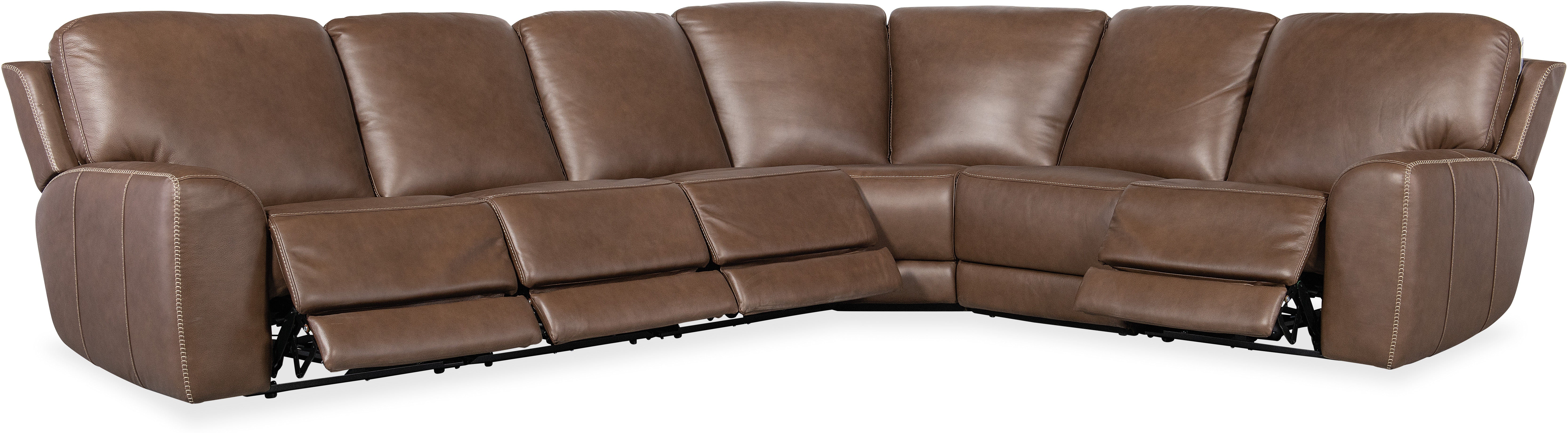 Hooker Furniture Living Room Torres 6 Piece Sectional