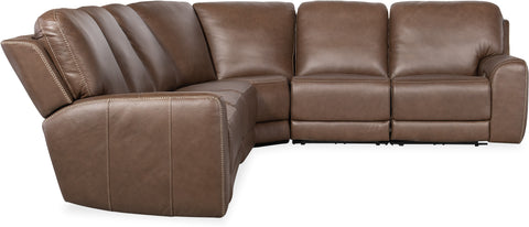 Hooker Furniture Living Room Torres 6 Piece Sectional