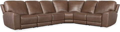 Hooker Furniture Living Room Torres 6 Piece Sectional