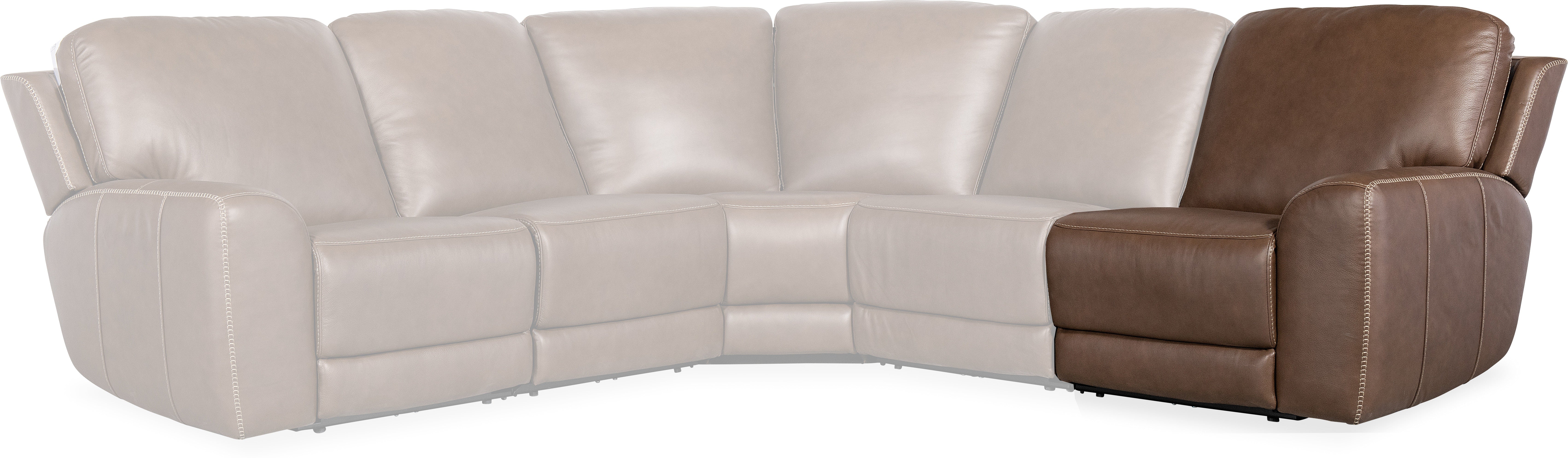 Hooker Furniture Living Room Torres 5 Piece Sectional