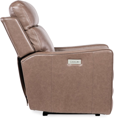 Hooker Furniture Living Room Twain Zero Gravity Power Recliner with Power Headrest and Lumbar