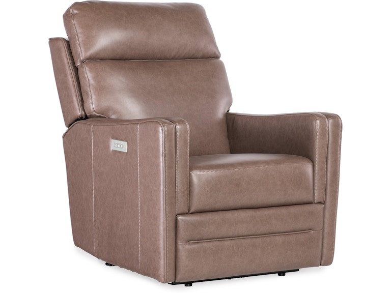 Hooker Furniture Living Room Twain Zero Gravity Power Recliner with Power Headrest and Lumbar