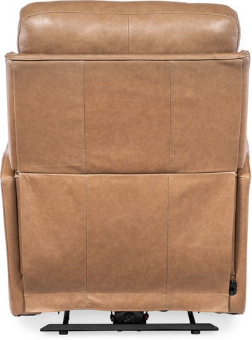 Hooker Furniture Living Room Twain Zero Gravity Power Recliner with Power Headrest and Lumbar