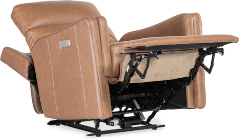 Hooker Furniture Living Room Twain Zero Gravity Power Recliner with Power Headrest and Lumbar