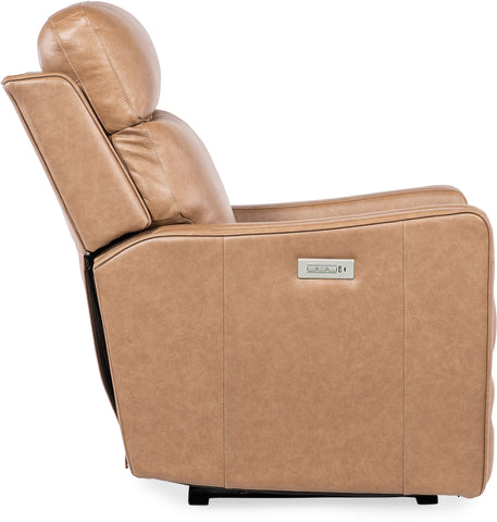 Hooker Furniture Living Room Twain Zero Gravity Power Recliner with Power Headrest and Lumbar