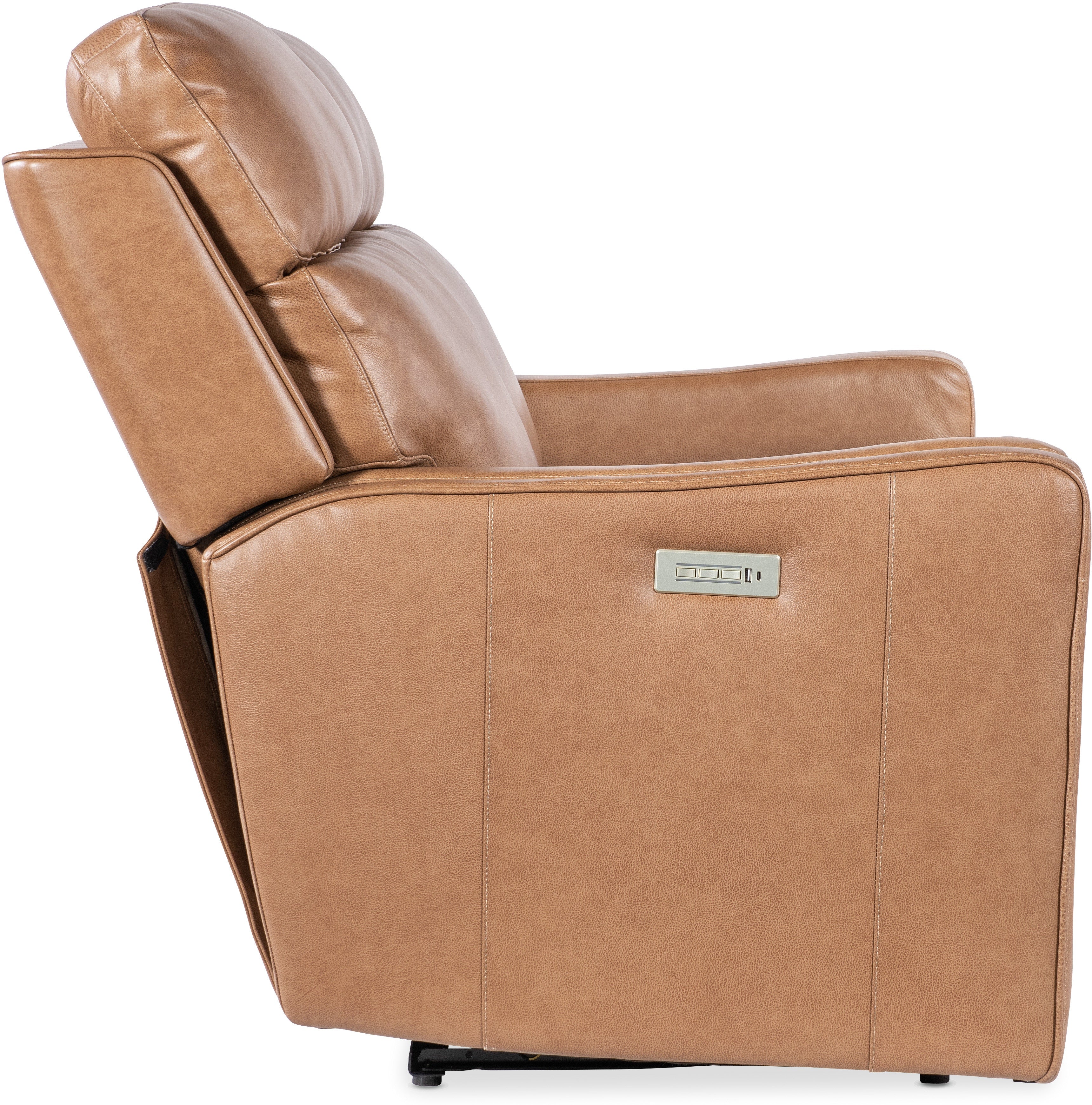Hooker Furniture Living Room Twain Zero Gravity Power Loveseat with Power Headrest and Lumbar