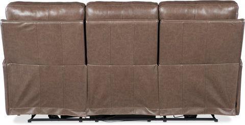 Hooker Furniture Living Room Twain Zero Gravity Power Sofa with Power Headrest and Lumbar