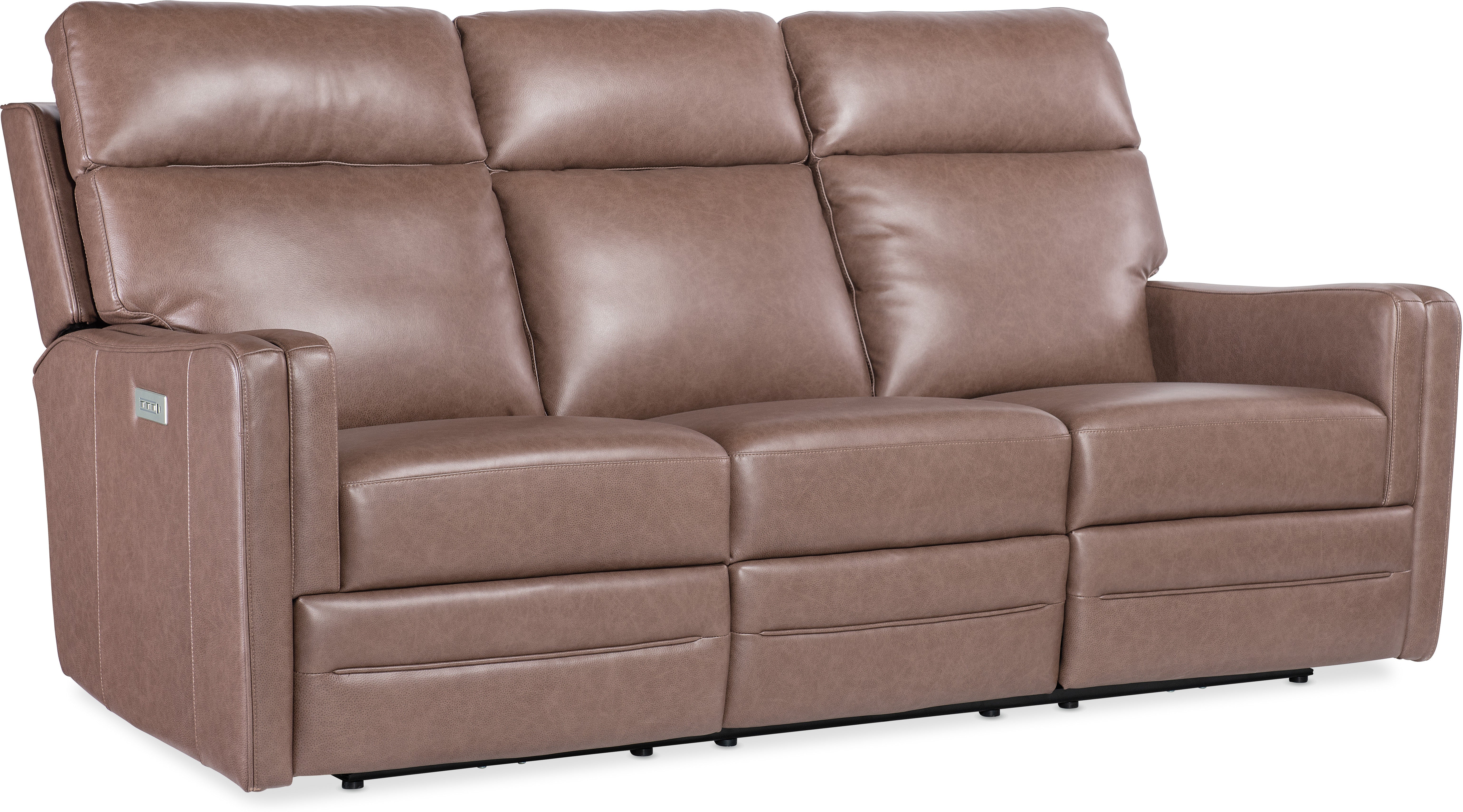 Hooker Furniture Living Room Twain Zero Gravity Power Sofa with Power Headrest and Lumbar