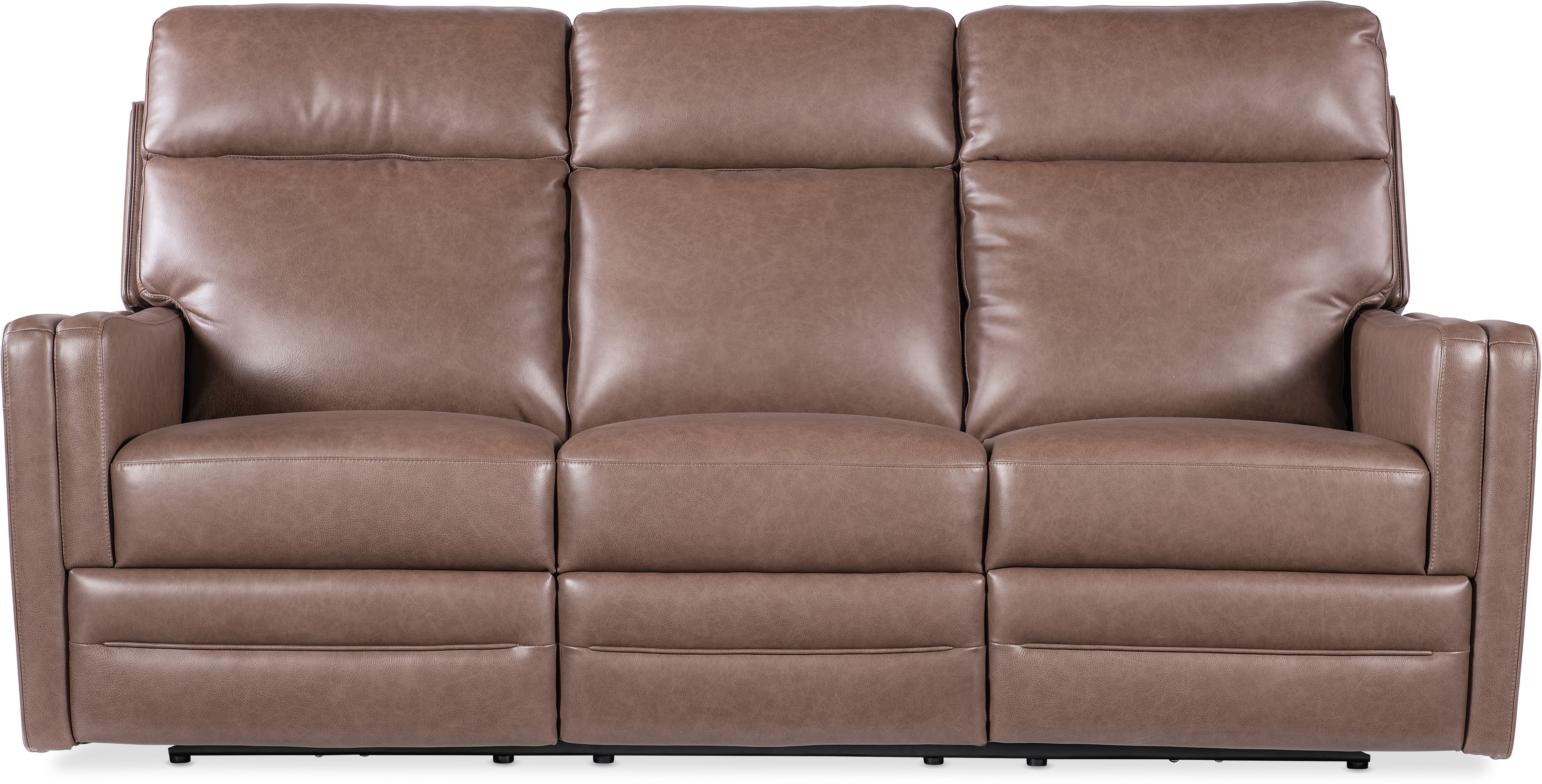 Hooker Furniture Living Room Twain Zero Gravity Power Sofa with Power Headrest and Lumbar