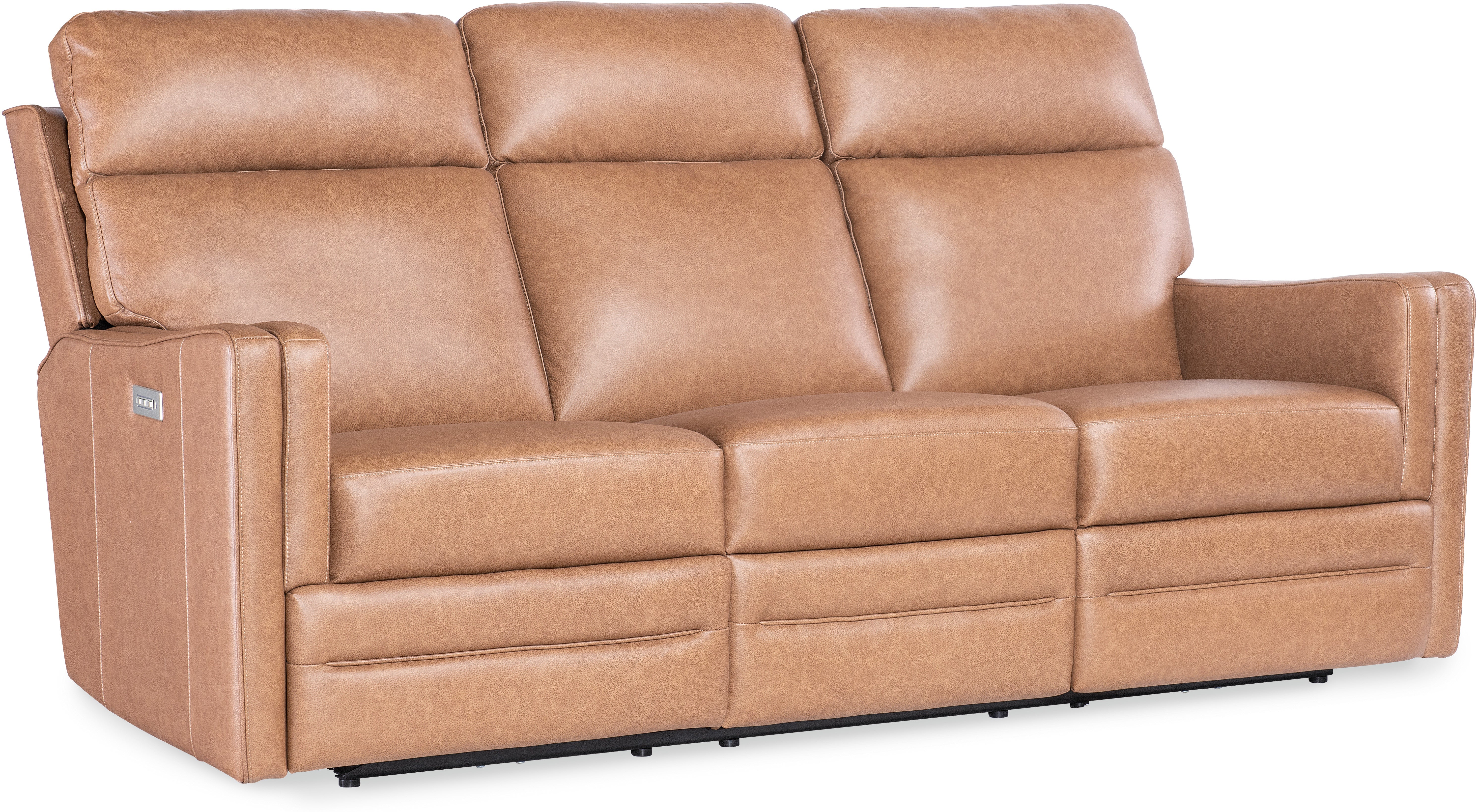 Hooker Furniture Living Room Twain Zero Gravity Power Sofa with Power Headrest and Lumbar