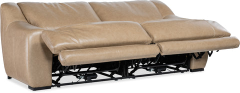 Hooker Furniture Living Room Wayward Power Sofa with Power Headrest