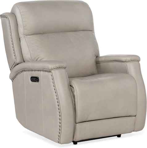 Hooker Furniture Living Room Rhea Zero Gravity Power Recliner with Power Headrest