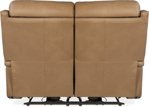 Hooker Furniture Living Room Rhea Zero Gravity Power Loveseat with Power Headrest