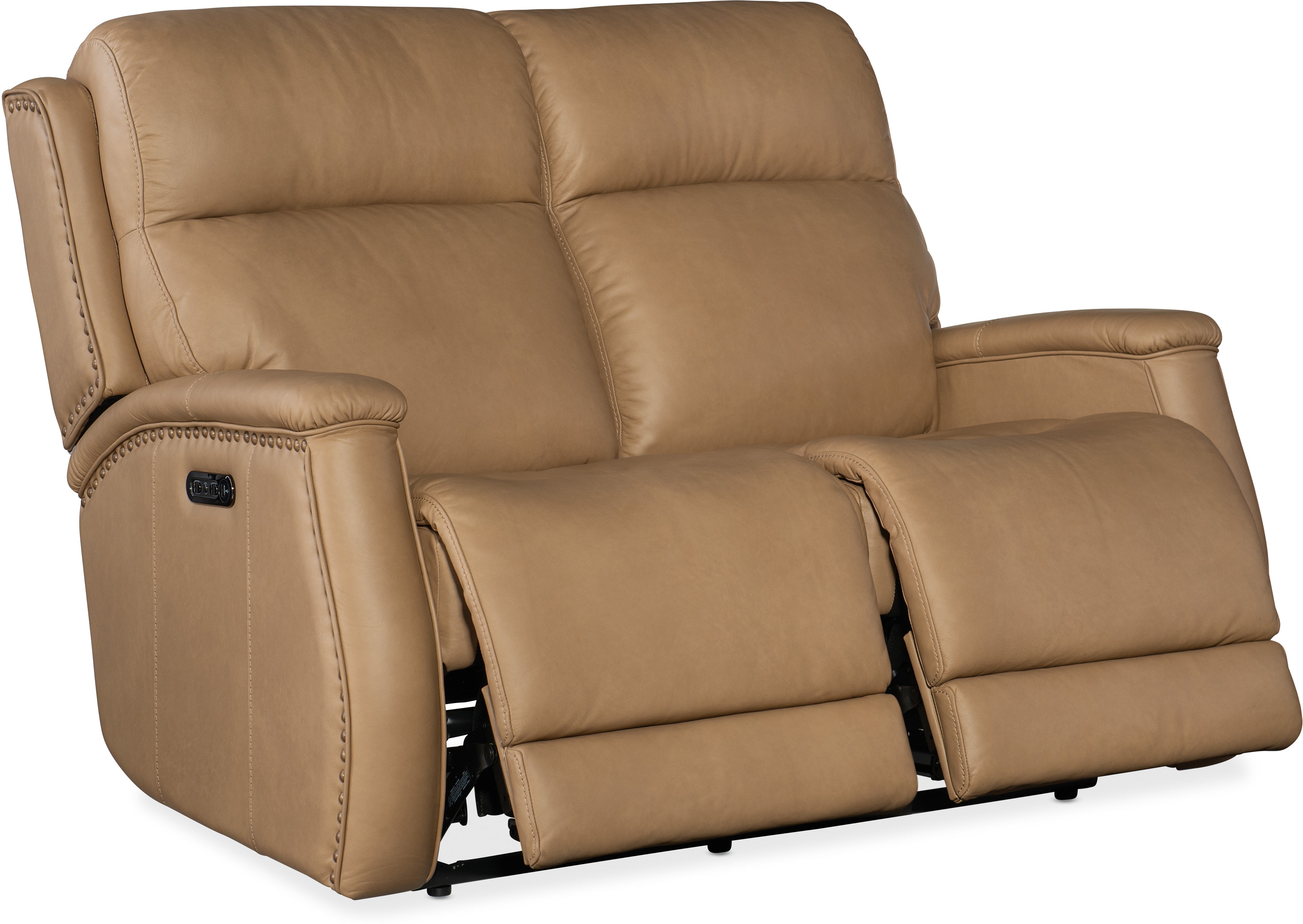 Hooker Furniture Living Room Rhea Zero Gravity Power Loveseat with Power Headrest