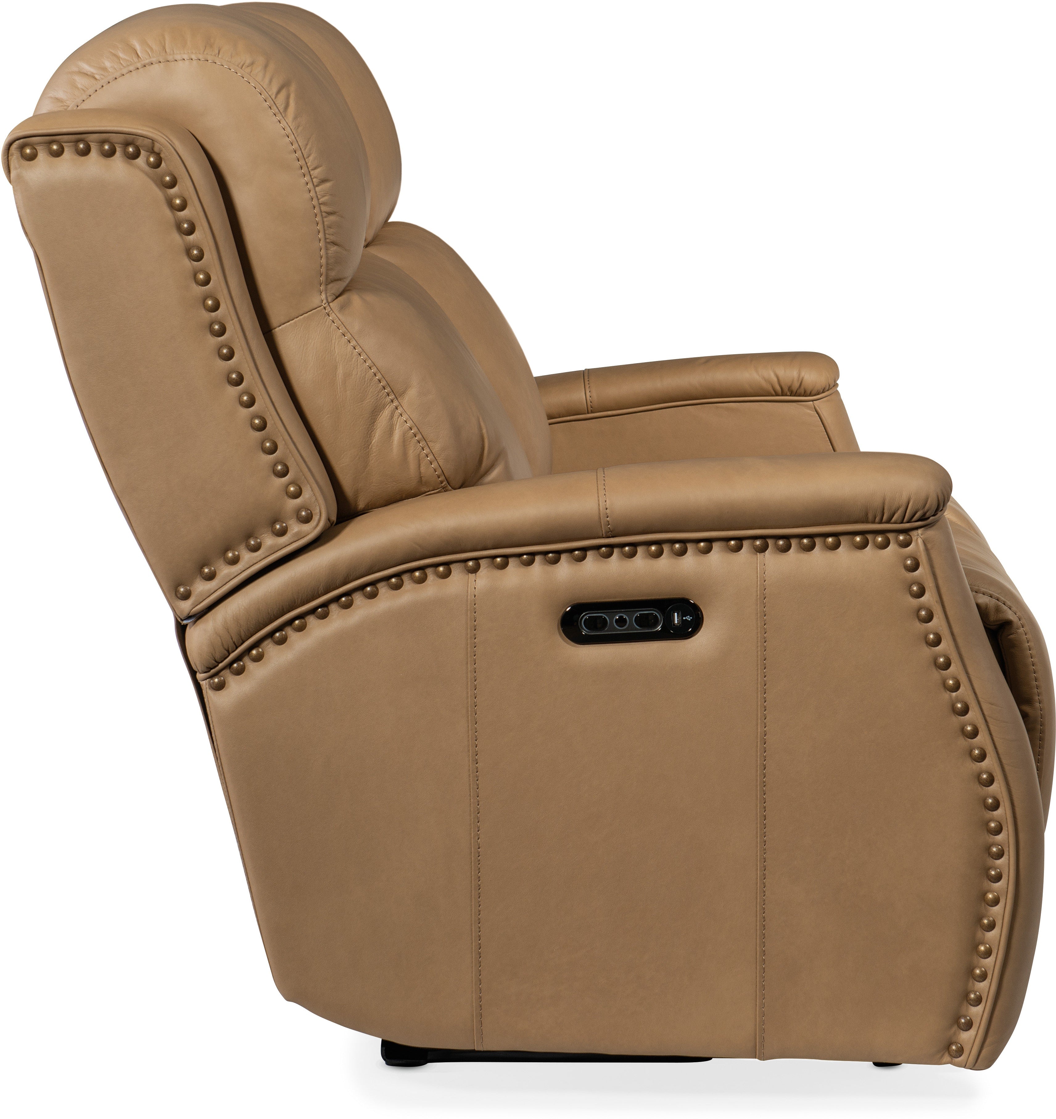 Hooker Furniture Living Room Rhea Zero Gravity Power Loveseat with Power Headrest