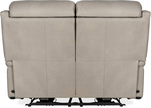 Hooker Furniture Living Room Rhea Zero Gravity Power Recline Loveseat with Power Headrest