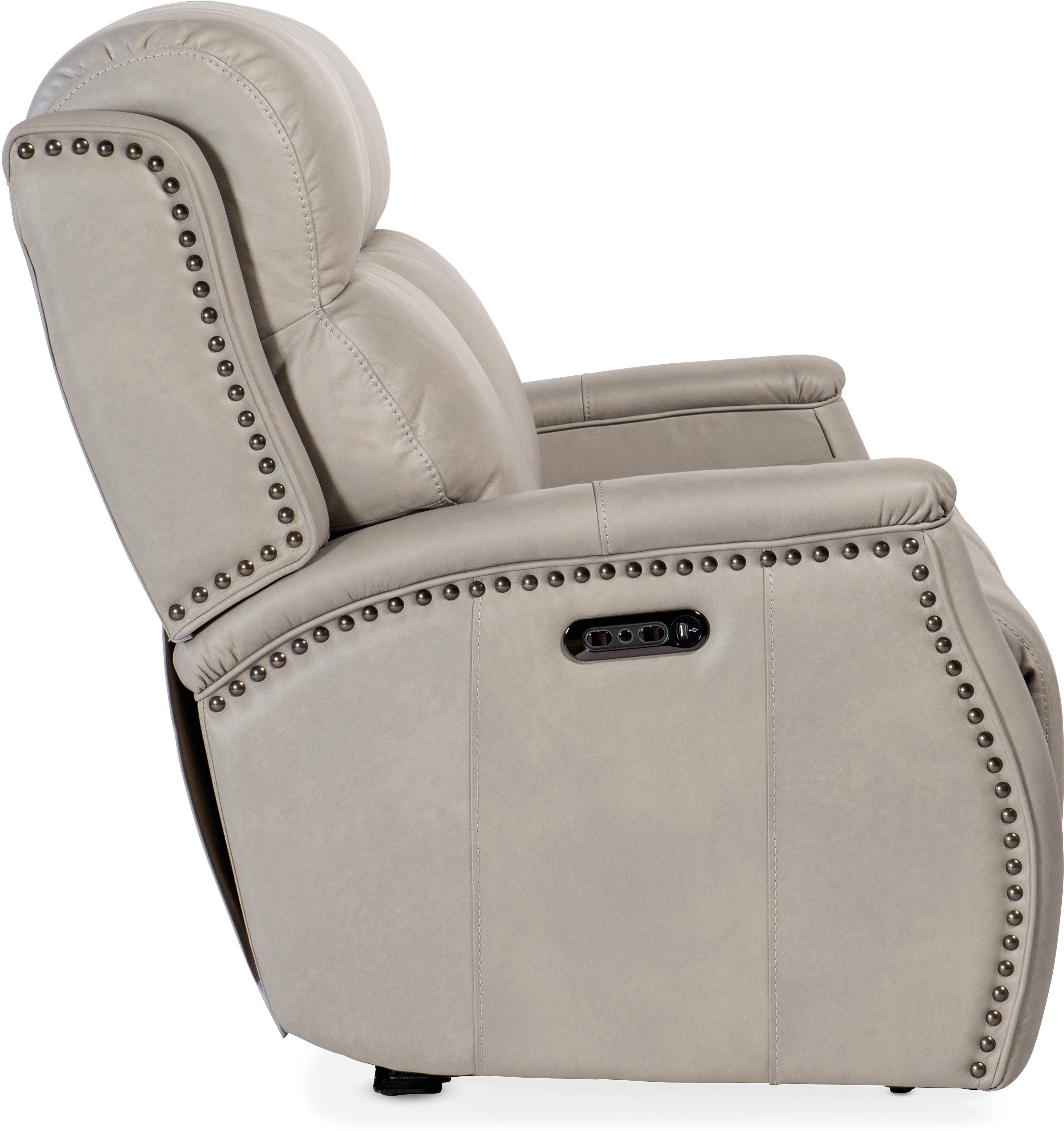 Hooker Furniture Living Room Rhea Zero Gravity Power Recline Loveseat with Power Headrest