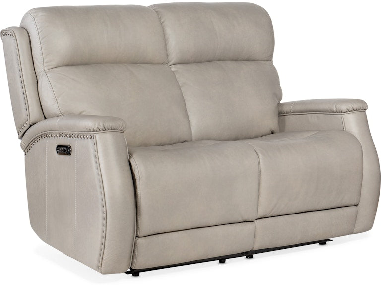 Hooker Furniture Living Room Rhea Zero Gravity Power Recline Loveseat with Power Headrest