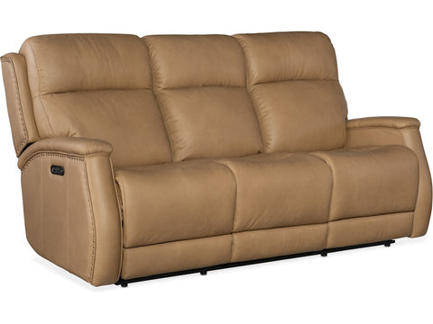 Hooker Furniture Living Room Rhea Zero Gravity Power Recline Sofa with Power Headrest