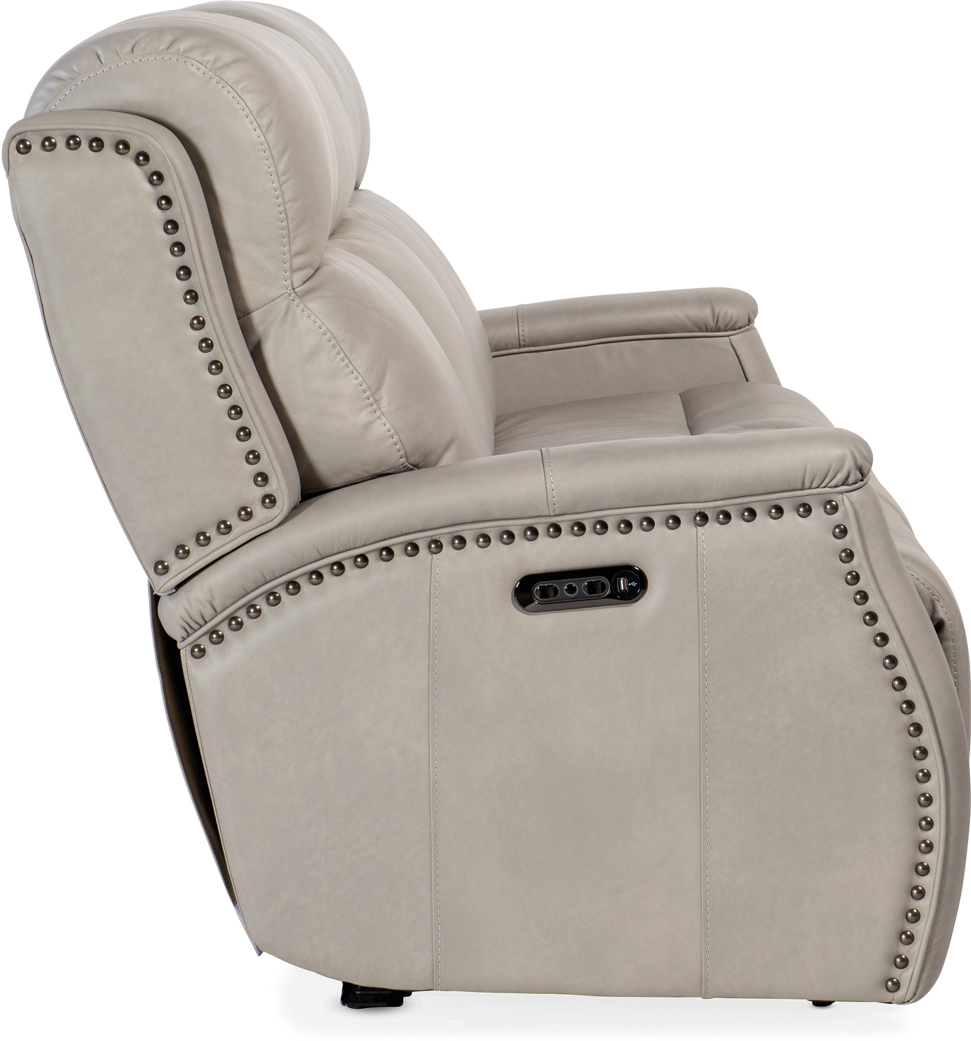 Hooker Furniture Living Room Rhea Zero Gravity Power Recline Sofa with Power Headrest