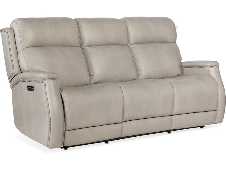 Hooker Furniture Living Room Rhea Zero Gravity Power Recline Sofa with Power Headrest