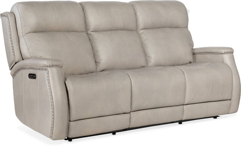 Hooker Furniture Living Room Rhea Zero Gravity Power Recline Sofa with Power Headrest
