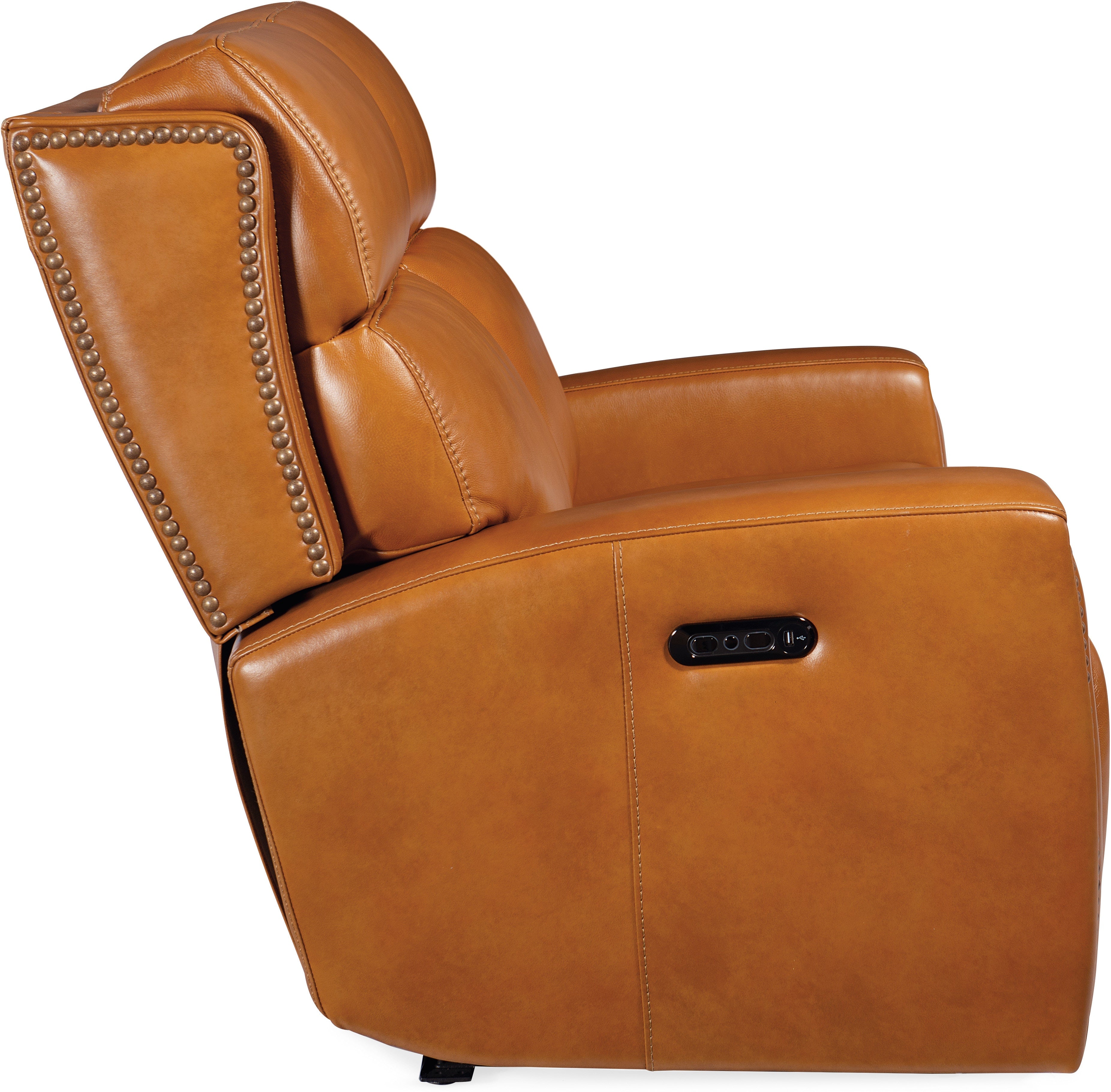 Hooker Furniture Living Room Ruthe Zero Gravity Power Recline Loveseat with Power Headrest