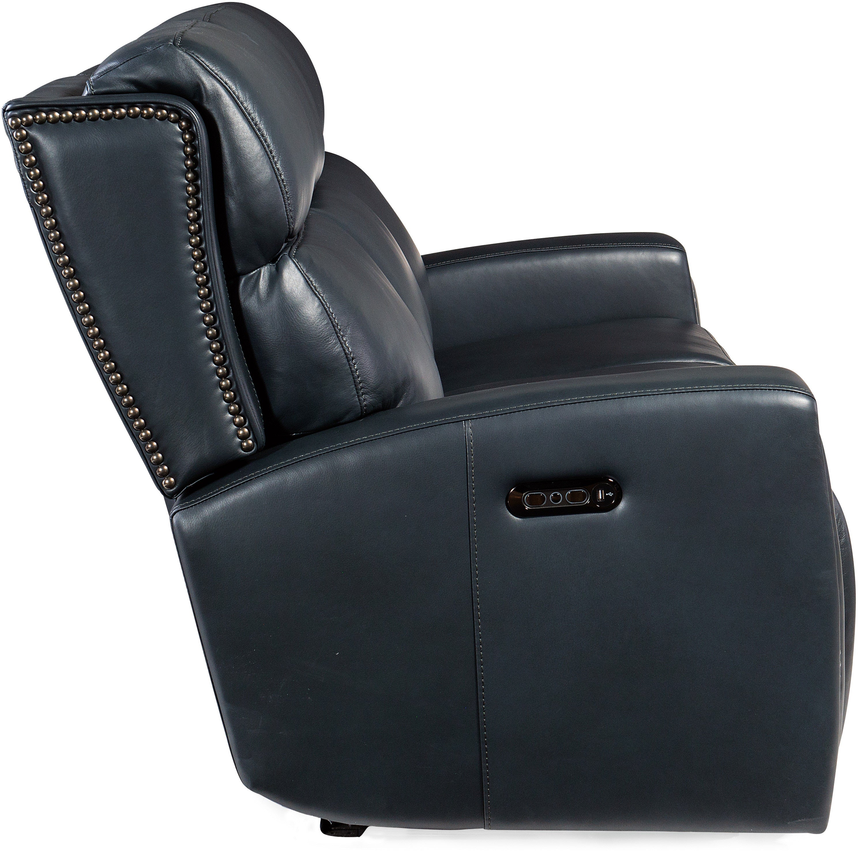 Hooker Furniture Living Room Ruthe ZeroG Power Sofa w/PH & Hidden Console