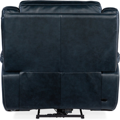 Hooker Furniture Living Room Montel Lay Flat Power Recliner with Power Headrest & Lumbar