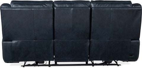 Hooker Furniture Living Room Montel Lay Flat Power Sofa with Power Headrest & Lumbar