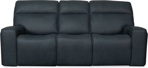 Hooker Furniture Living Room Riverton Power Sofa with Power Headrest and Lumbar