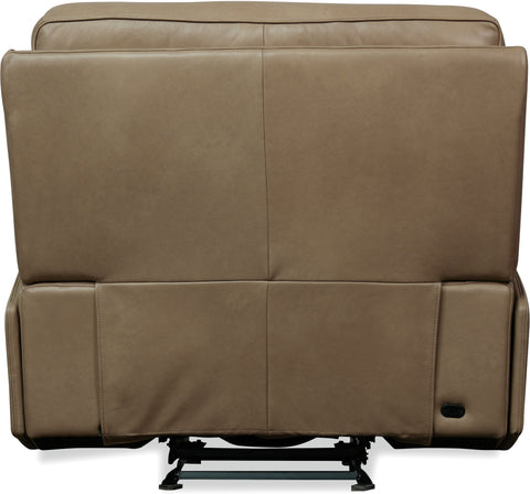 Hooker Furniture Living Room Riverton Power Gliding Recliner with Power Headrest and Lumbar