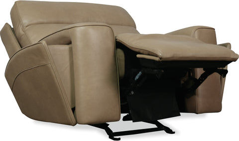 Hooker Furniture Living Room Riverton Power Gliding Recliner with Power Headrest and Lumbar