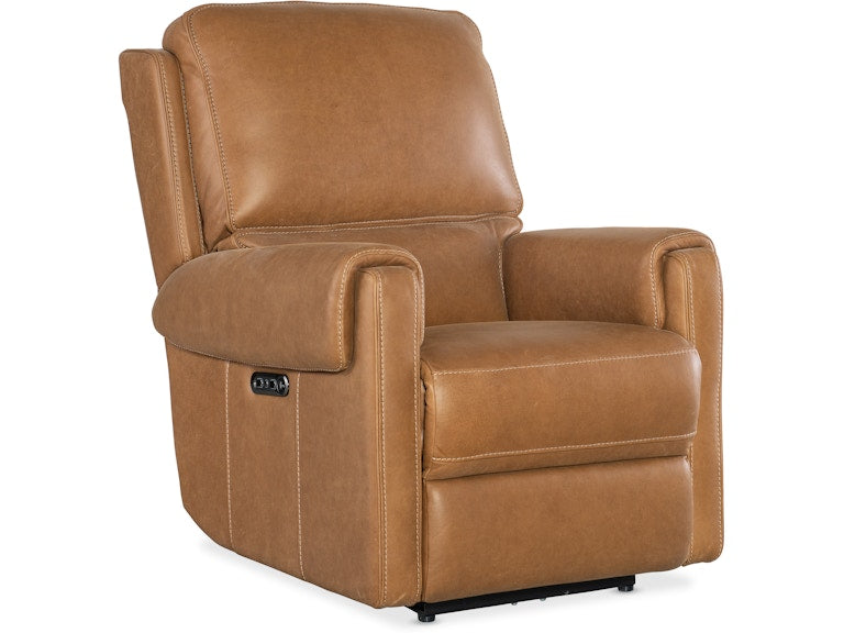 Hooker Furniture Living Room Somers Power Recliner w/Power Headrest