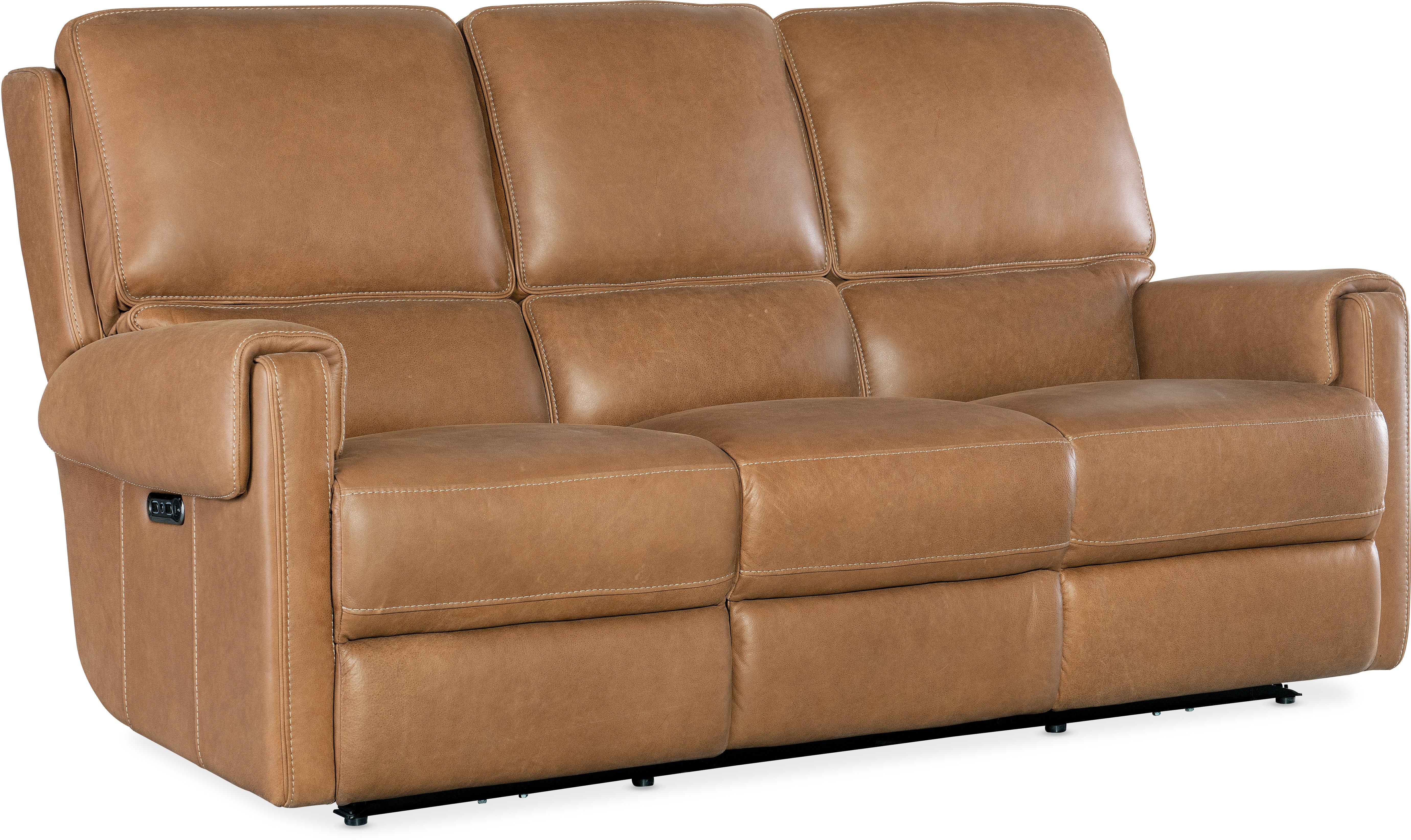 Hooker Furniture Living Room Somers Power Sofa w/Power Headrest