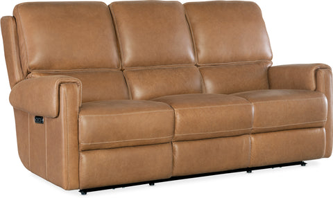 Hooker Furniture Living Room Somers Power Sofa w/Power Headrest