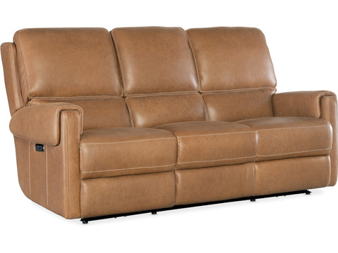 Hooker Furniture Living Room Somers Power Sofa w/Power Headrest