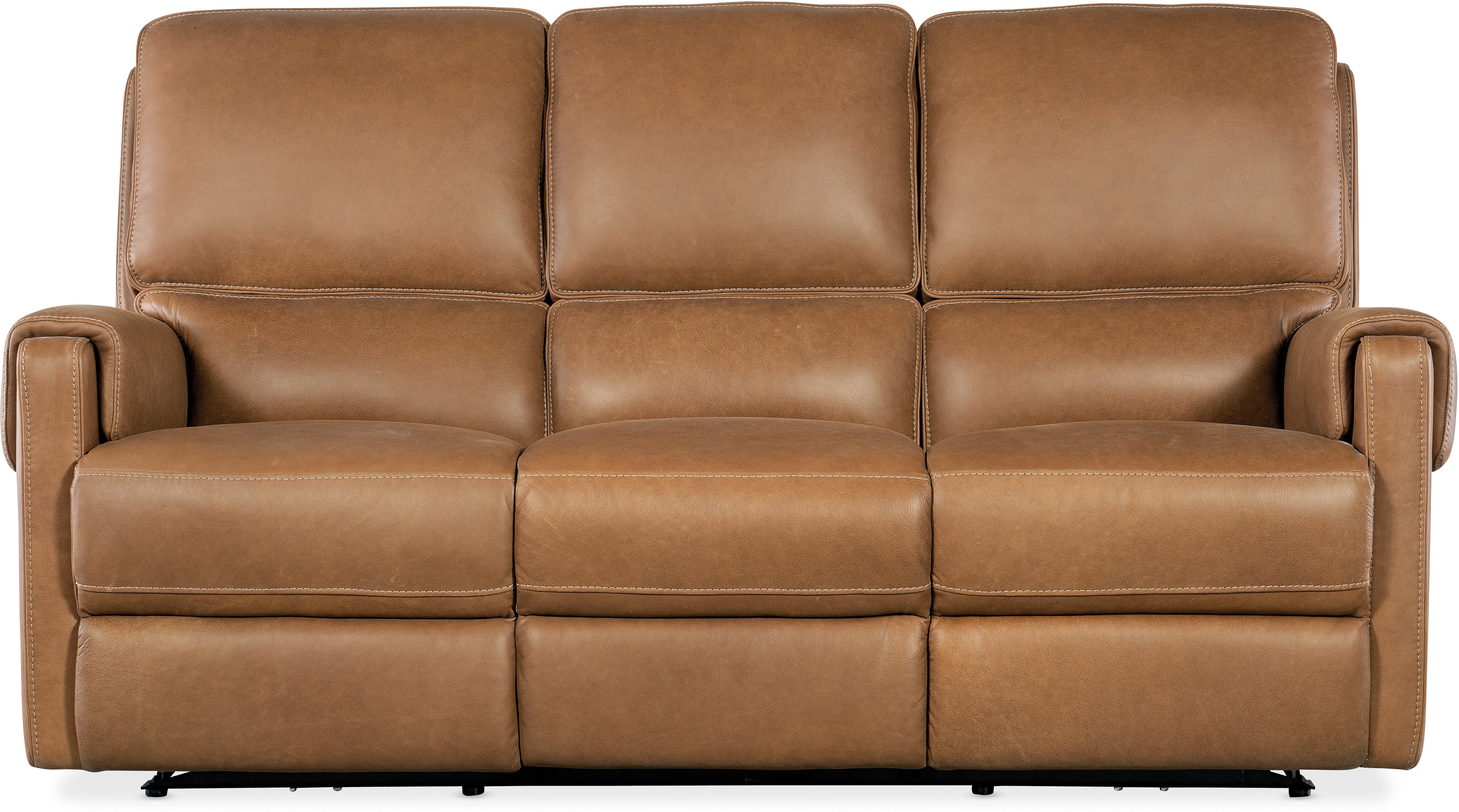 Hooker Furniture Living Room Somers Power Sofa w/Power Headrest