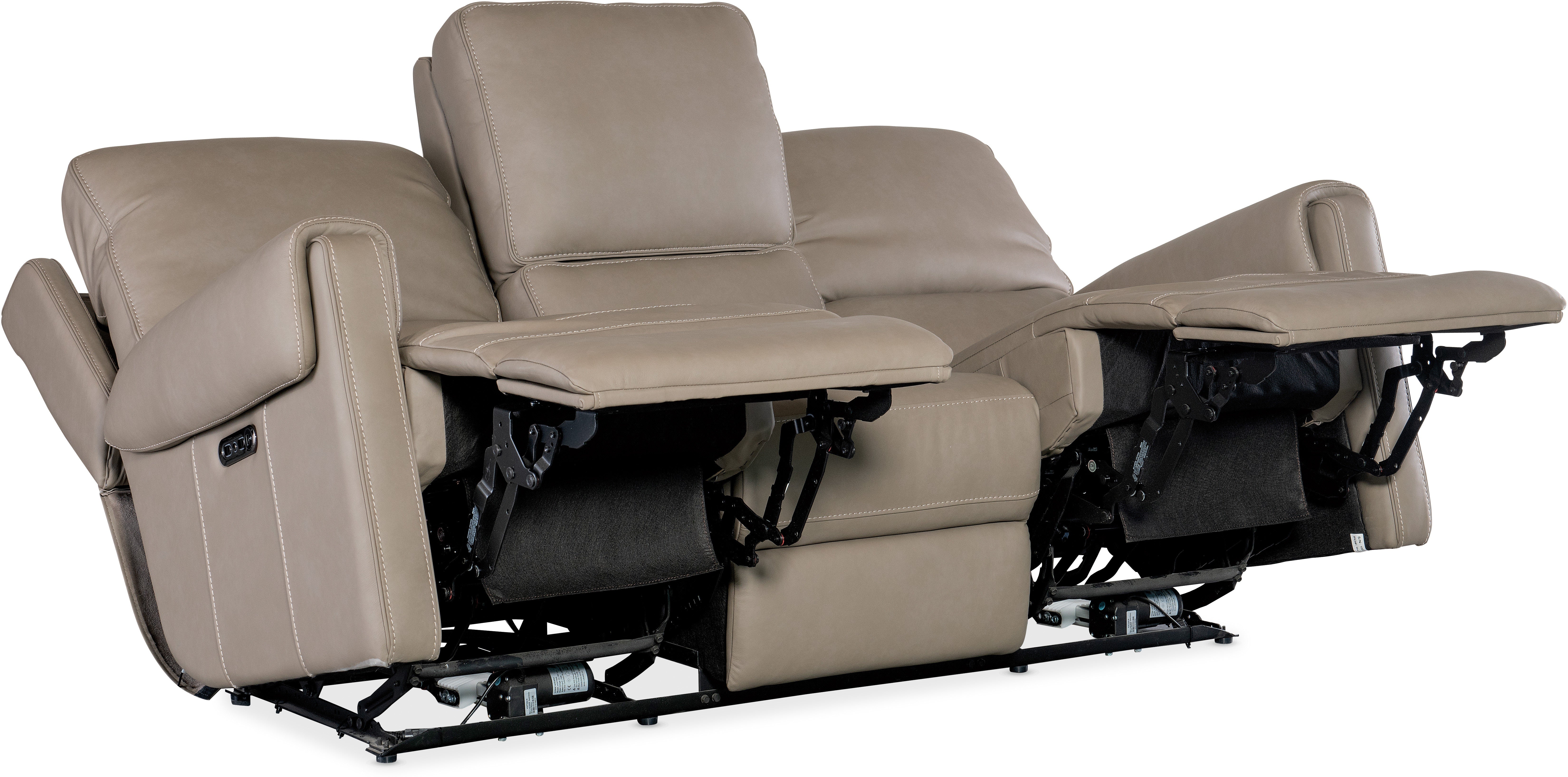 Hooker Furniture Living Room Somers Power Sofa w/Power Headrest