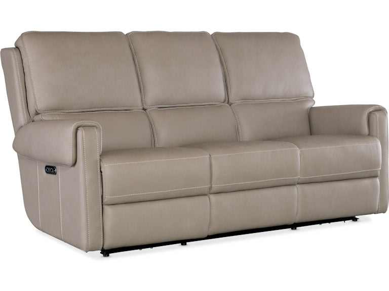 Hooker Furniture Living Room Somers Power Sofa w/Power Headrest