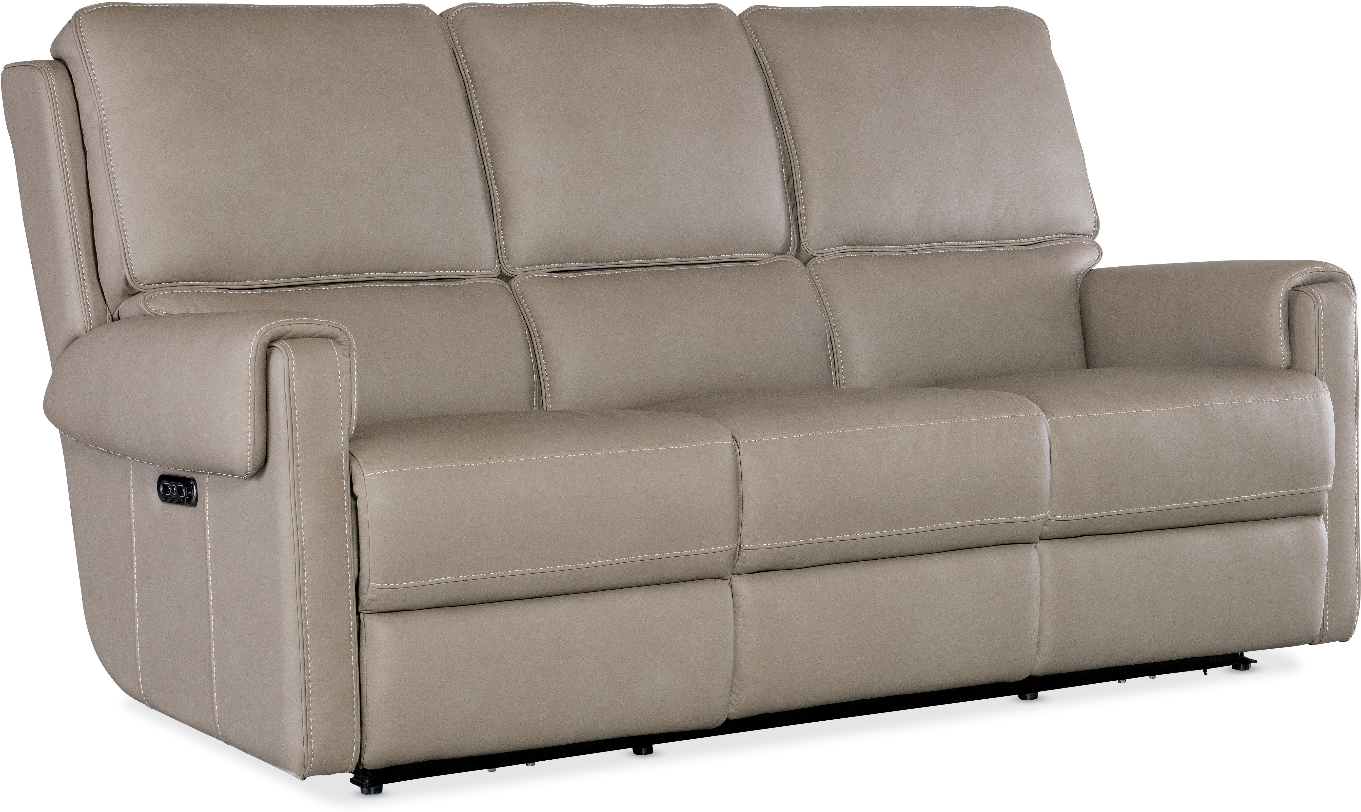 Hooker Furniture Living Room Somers Power Sofa w/Power Headrest