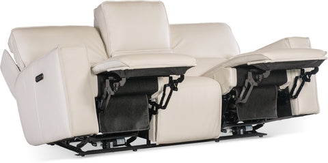 Hooker Furniture Living Room Miles Zero Gravity PWR Sofa w/ PWR Headrest