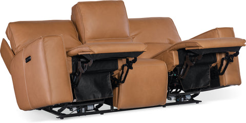 Hooker Furniture Living Room Miles Zero Gravity PWR Sofa w/ PWR Headrest